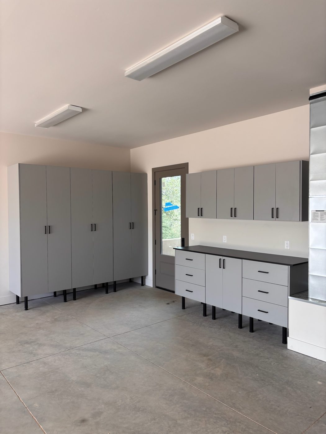 Garage cabinets and workbench