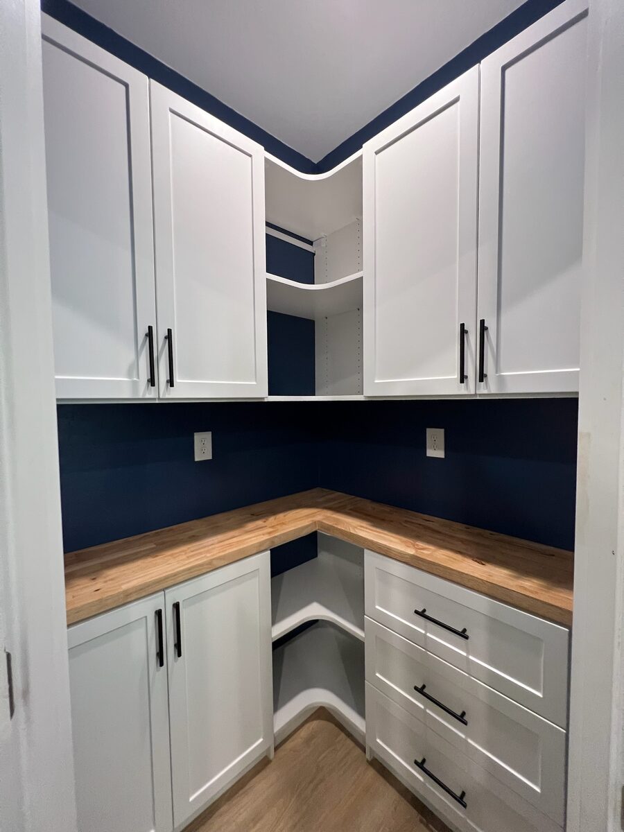 Custom closet install in a Mesa home